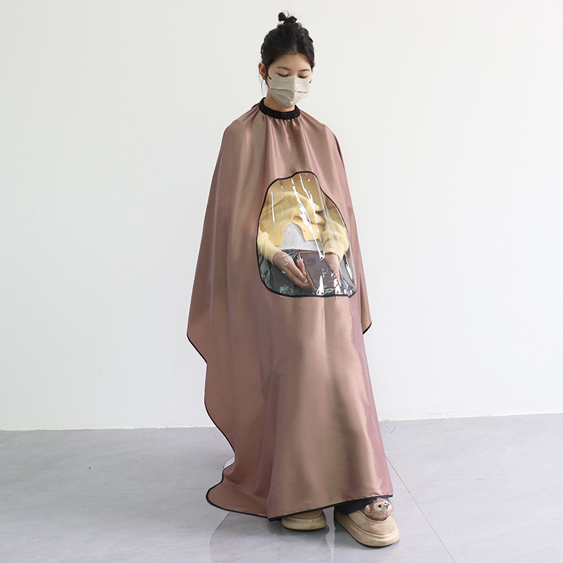 Amazon Hair Salon Family Perspective Tela para ampliar Peluquería Tela para peluquería Estilista Corte de cabello Cepillo de tinte Delantal