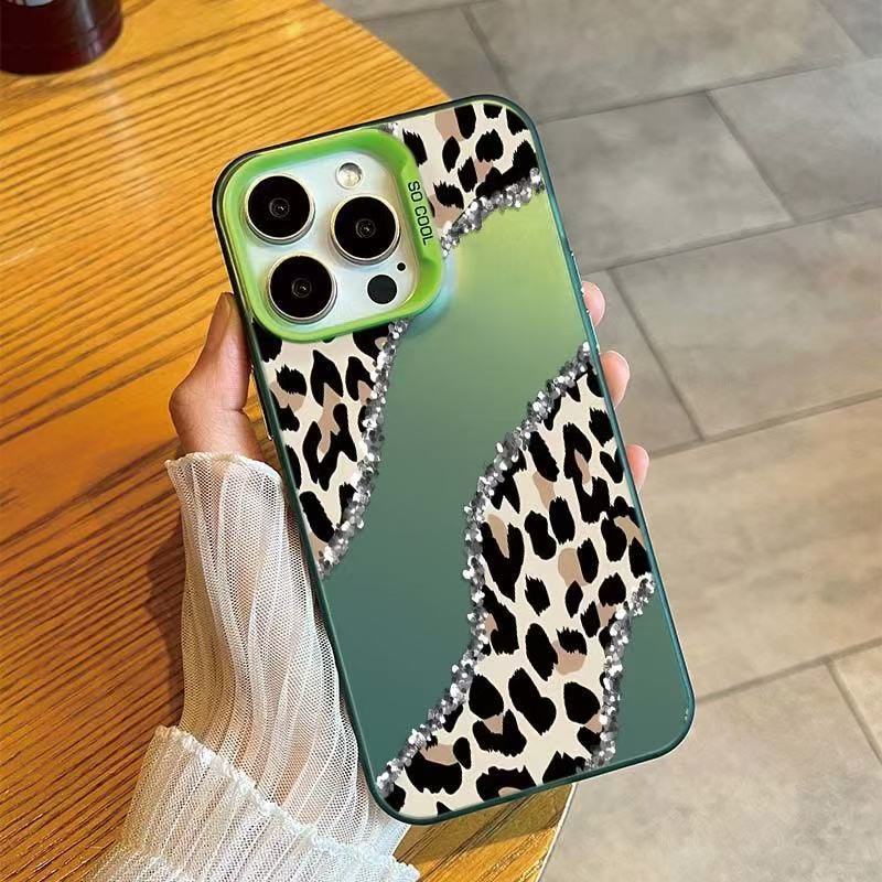 Color Silver Shell-Green-Silver Flash Leopard ADJ