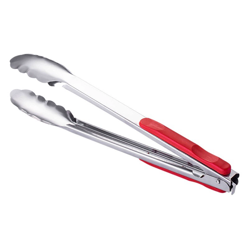 Нержавеющая сталь Пищевой клип Выпечка Инструменты BBQ Бытовая еда BBQ Хлеб красный и черный пластиковый клип