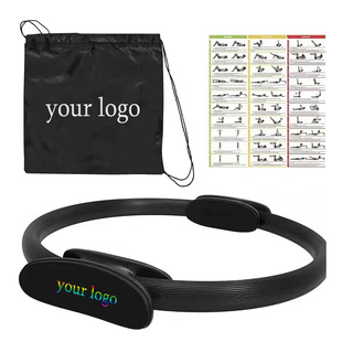 Cross-border Pilates Ring Yoga Resistance Ring Slimming Ring Leg Ring Fitness Yoga Ring Slimming Abdominal Open Back Factory Direct Supply