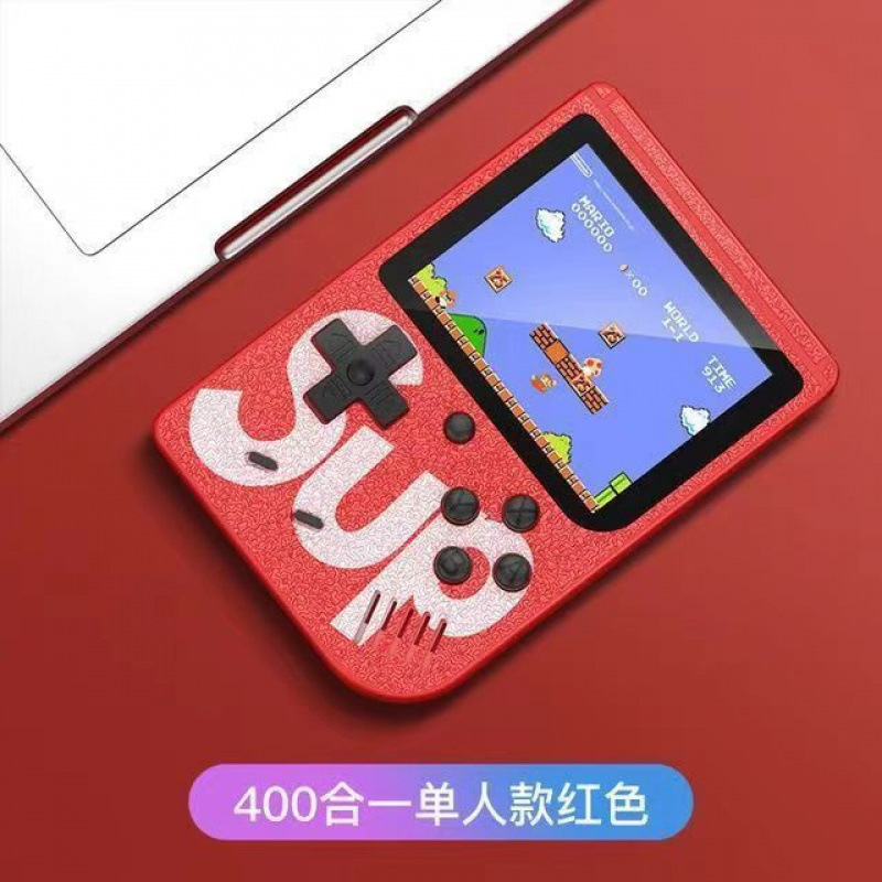 Juegos de mano SUP 400 en uno Juegos electrónicos para niños Nuevo clásico nostálgico Juegos recargables para dos jugadores