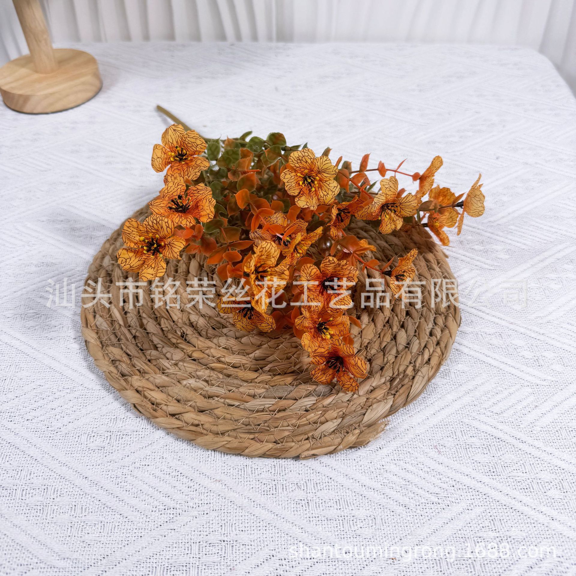 보라색 가을 잔디 가을 노란색 꽃