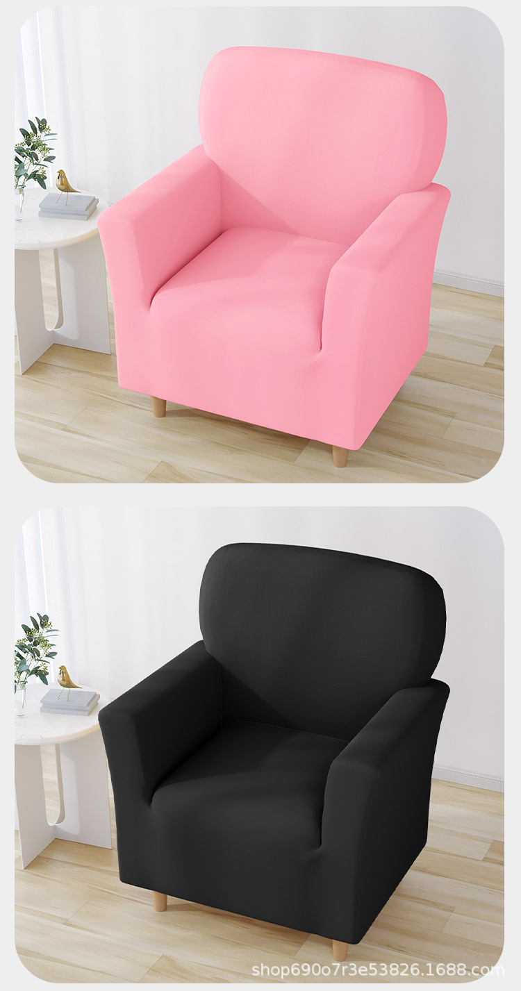 Direktverkauf vom Hersteller Dropshipping Milchseide hochelastische einzelne Sesselhusse für Schlafzimmer und Wohnzimmer erhältlich