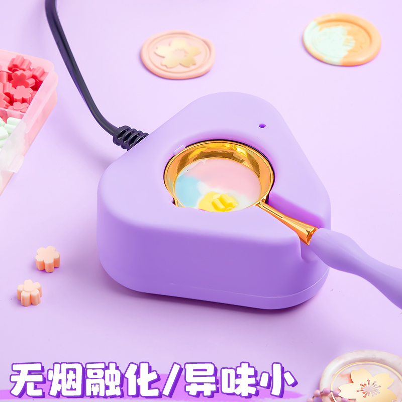 왁스 봉인 전기 용해로 세트 왁스 왁스 입자 전기 용해로 용광로 캔들 가열 도구 왁스 왁스 소녀