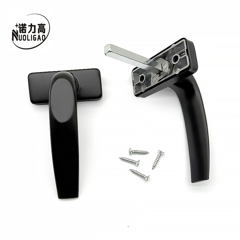 门窗五金防盗门传动执手批发阳台推拉门拉手铝合金对穿把手