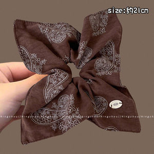 2026 nuevo estilo coreano super grande anillo de pelo intestino grande niñas de alto nivel de sensación de cabello de flores cuerdas de cabello de cordón de goma adornos para el cabello