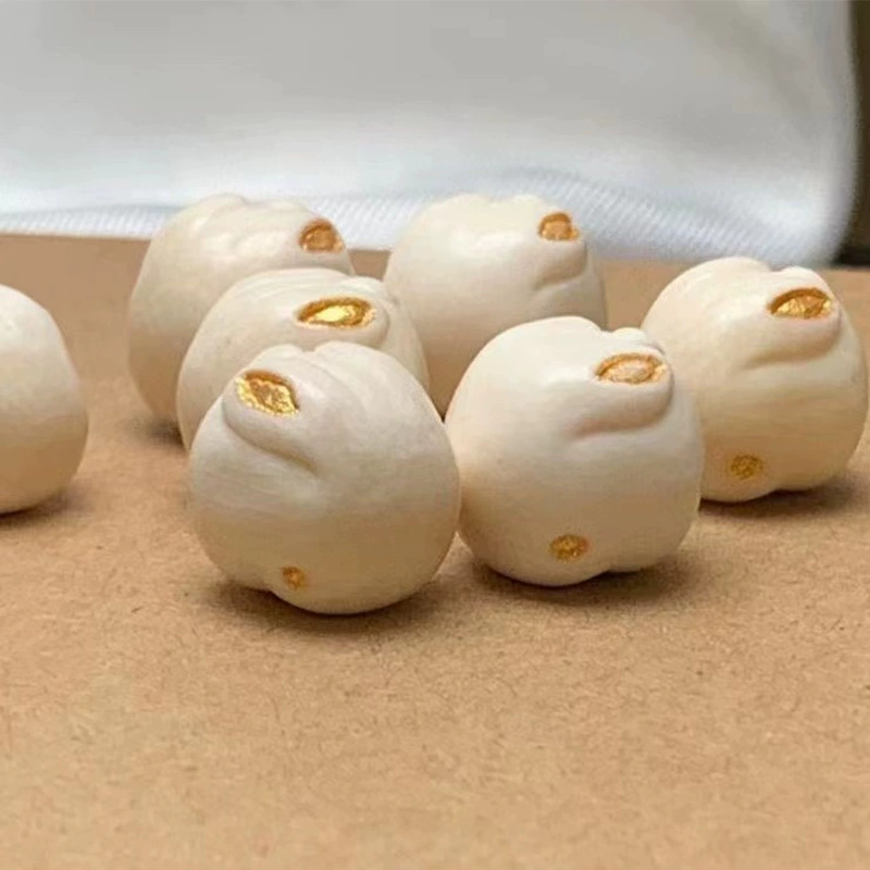 Зубы мамонта толстый кролик резьба милый толстый кролик вен играть браслет кулон бусины Будды DIY необходимые маленькие аксессуары