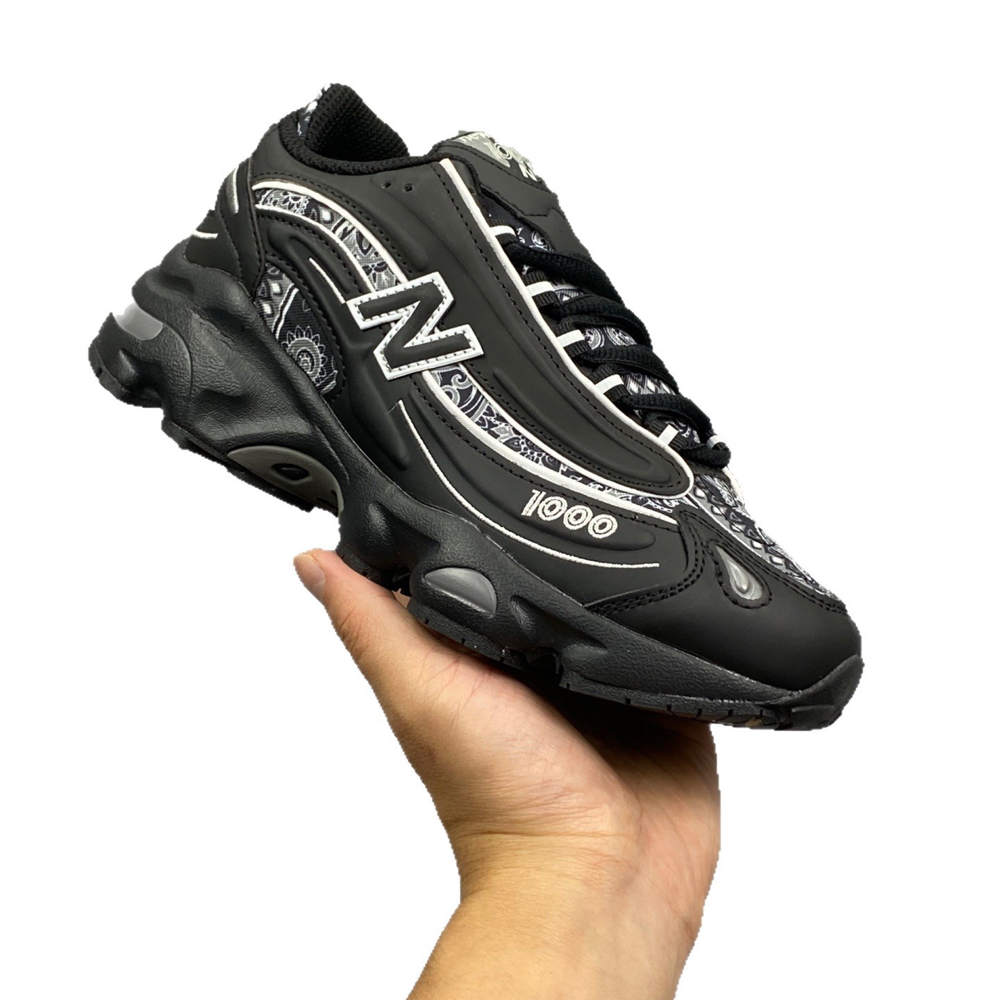 Putian zapatos comercio exterior NB1000 altura de suela gruesa zapatos deportivos para correr zapatos casuales retro zapatos para correr