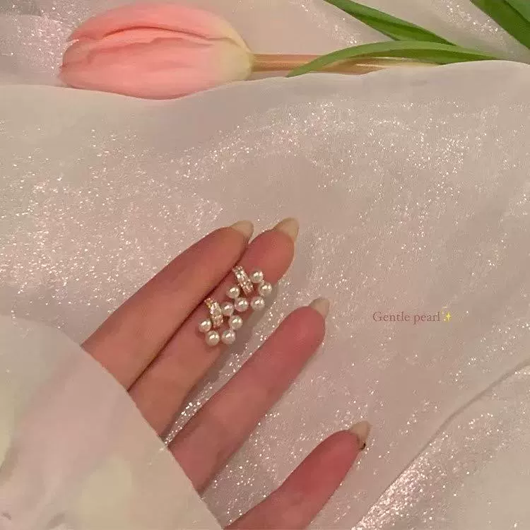 Серьги из жемчуга, серебряная игла, аксессуар, образец серебра 925, стиль высокого качества, образец серебра 925, оптовая цена