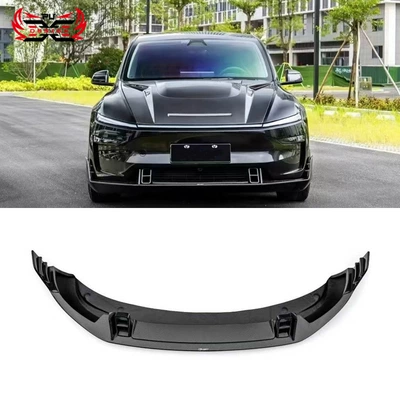 Suitable for Tesla Model Y modified CMS new version front lip, front bumper, front spoiler, carbon fiber spoiler (Bumper)