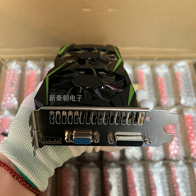 Graphics Card GTX1050TI (4GB) — DDR5 128-bit, DVI+VGA+HDMI, low‑power 80W