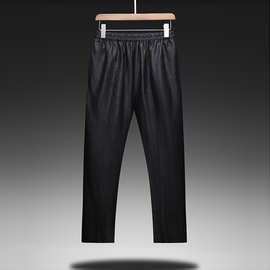 高端香云纱唐装男士裤子莨纱桑蚕丝真丝禅服中式男装中国风休闲裤