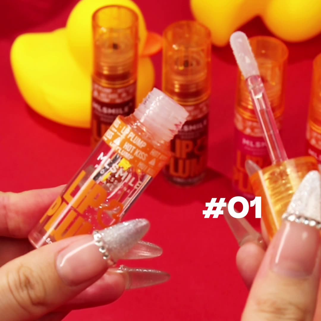 MLSMILE 6-color Duck Lip Oil Lip Gloss, Big Mouth Pouty Lip Honey Lip Glaze undefined