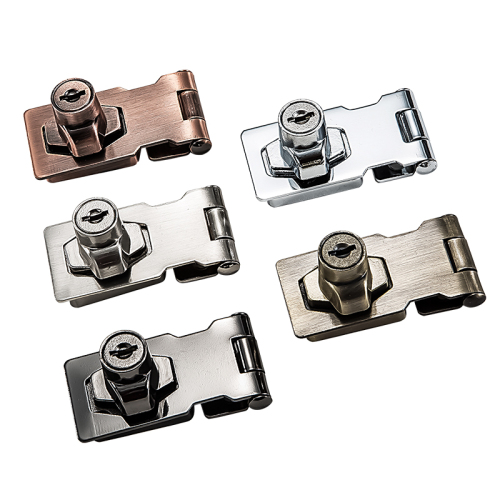 Thickened cabinet door lock, door latch, 90-degree right-angle door hasp, anti-theft buckle, bolt, old-fashioned door latch