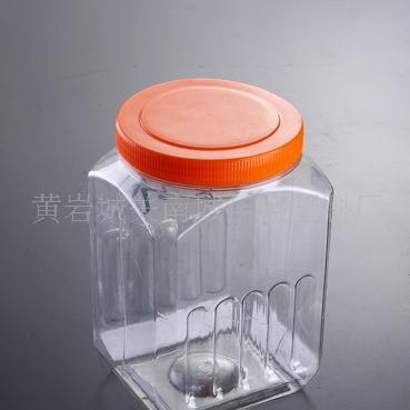 PET包装罐糖果罐蜂蜜200克罐辣椒酱花茶透明罐厂家直销