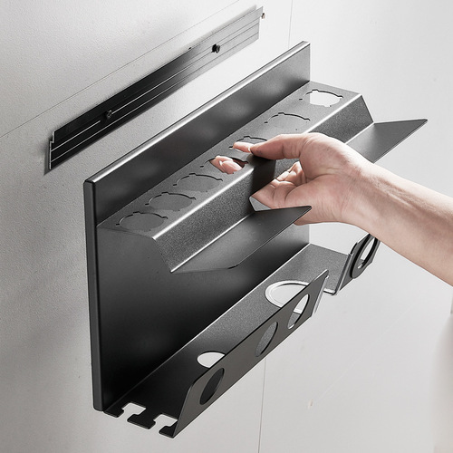 Suitable for Dyson curling iron storage rack Dyson hair dryer bracket without punching Nordic hair dryer hanging rack