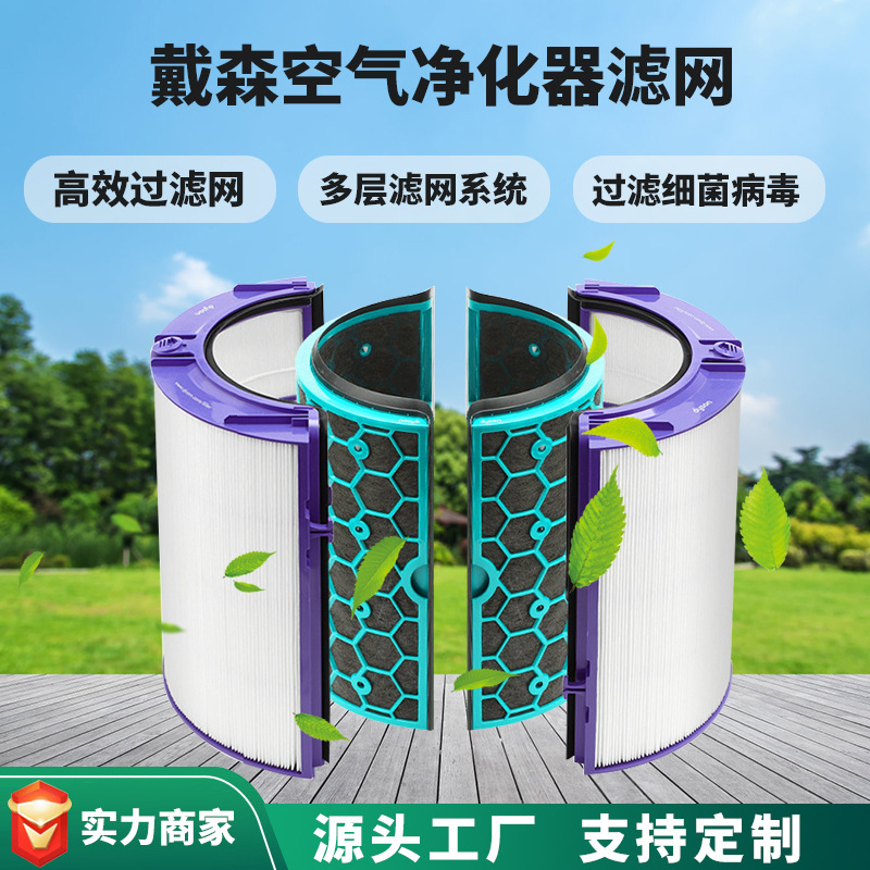 适配Dyson戴森空气净化器滤网TP/HP/DP/04/05/07风扇滤芯碳网