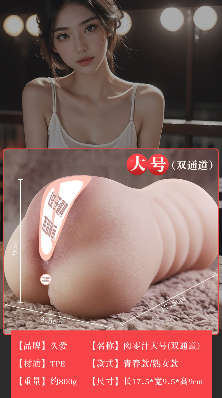 Jiuai Male Masturbator TPE Half-body Model with Realistic Vagina and Buttocks — detail image 16
