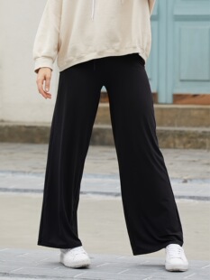 2025 Cross-Border New European and American Women's Wide-Leg Yoga Pants Casual Loose Sports Pants