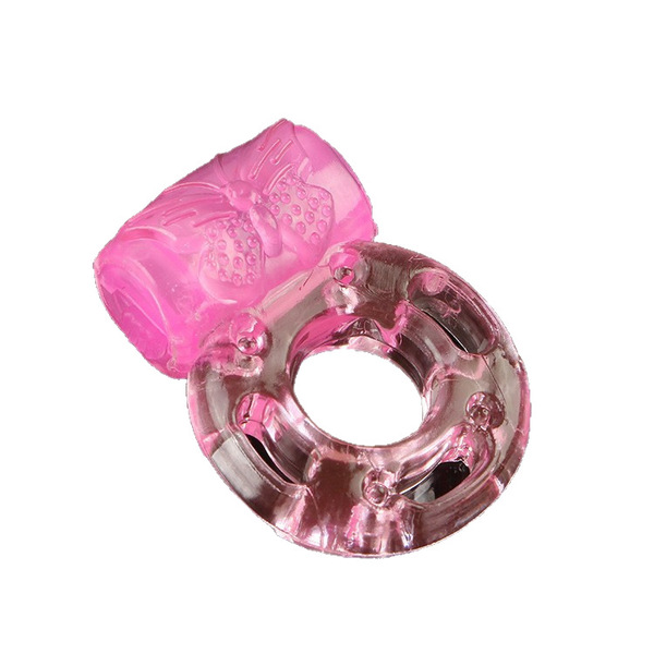Vibrating butterfly vibrating ring device locking sperm ring crystal…