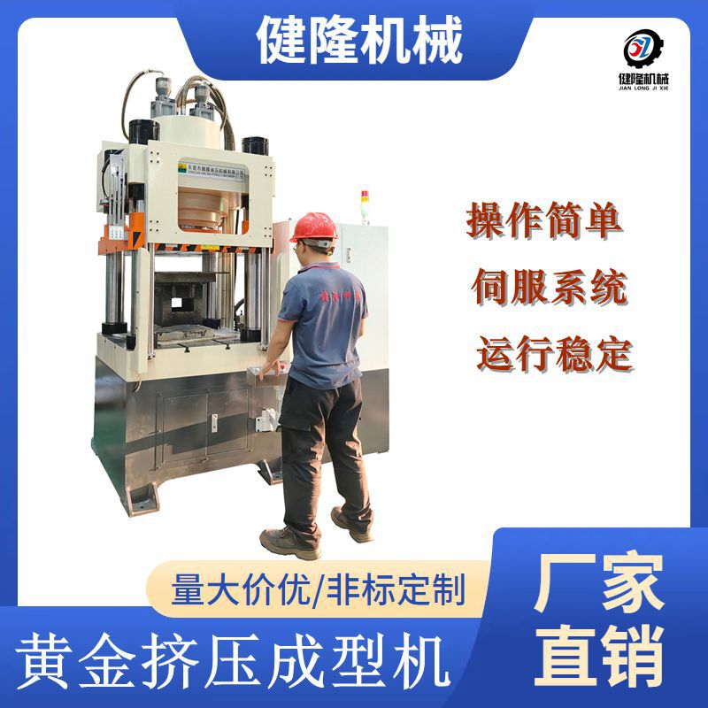 Source Factory 300t Gold Embossing and Stamping Machine Special Hydraulic Press for Gold and Silver Jewelry Supports Customization