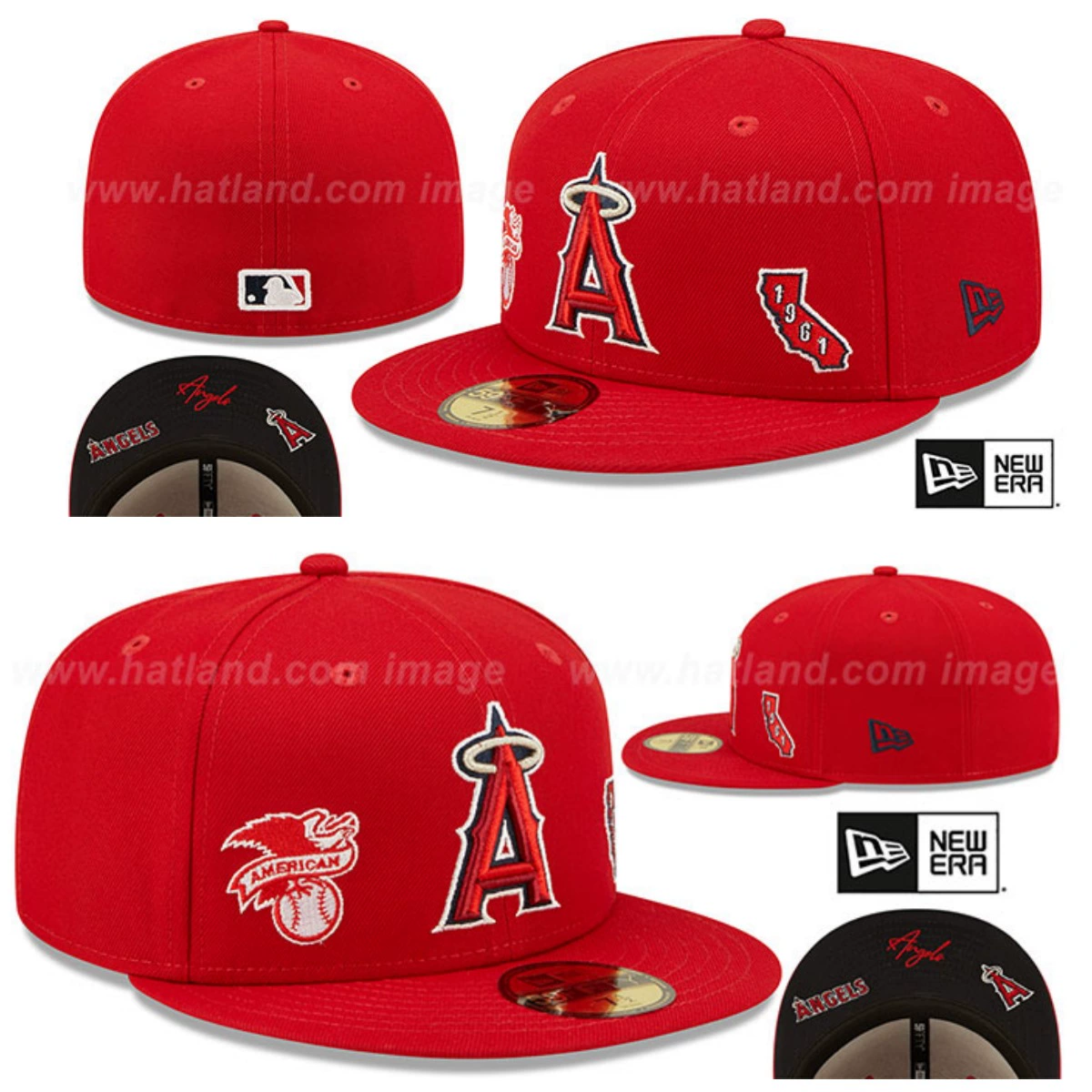 Baseball cap, multicoloured sun hat, sun protection, with embroidery