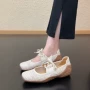浅口厚底编织运动鞋