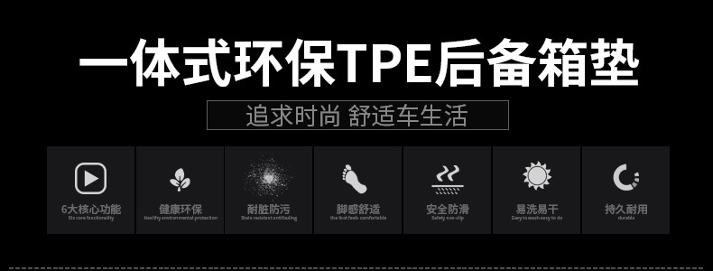 Tpe Car-Specific Trunk Mat 2024 Model 2025 Car High-Sided Waterproof Trunk Mat 22 Model 23 Accessories