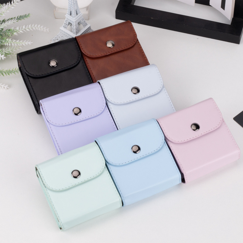 Instant Photo Bag Small Card Holder Photo Paper Bag Suitable for Instax Mini Film Storage Bag Travel Photography Photo Pocket Bag