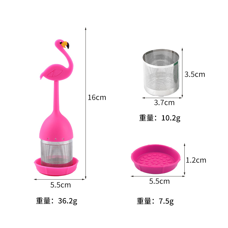 플라밍고 스트레이트 (로즈 레드)