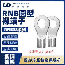 RNB38-6-8-10-12 系列 圆形裸端子/线耳/线鼻子/紫铜接线端子