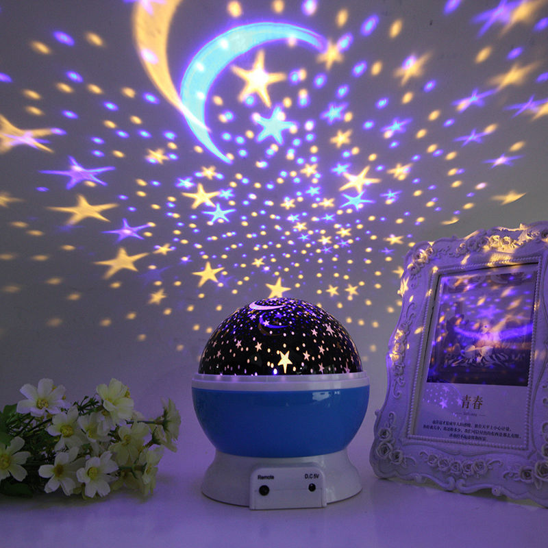 Star master rotating spherical star projection lamp bedroom bedside romantic LED night light foreign trade wholesale Star master rotating spherical star projection lamp bedroom bedside romantic LED night light foreign trade wholesale