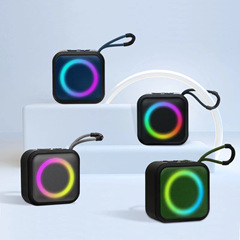 新着ワイヤレス Bluetooth スピーカーポータブル rgb ライト小型ステレオスポットサブウーファー卸売