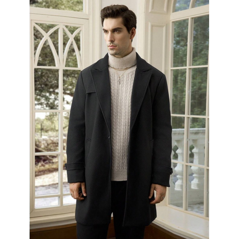L 48026 Hombre delgado trench coat hombre delgado trench coat