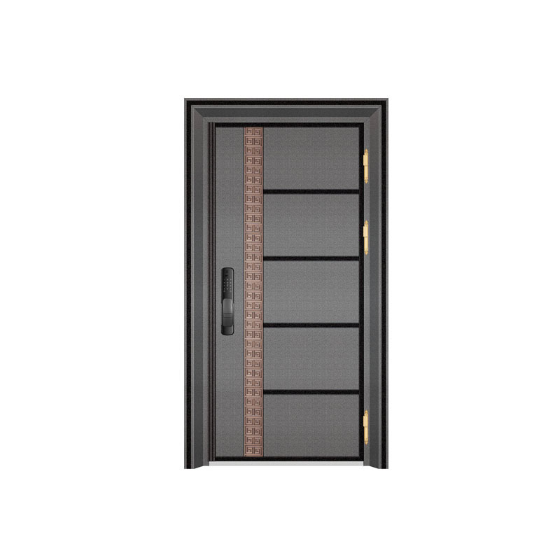 Modern Korean color steel door splicing stainless steel security door 304 color plate entrance door non-standard door