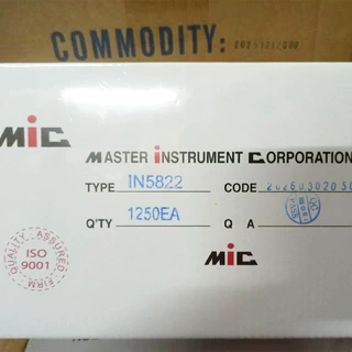 1N5822 直插整流二极管 MIC 3A 40V 编带 DO-27