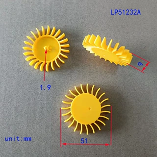 2*51涡扇23叶螺旋桨 风叶 玩具配件 科技制作风车模型零件L51232A