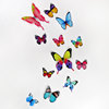 12 Equipped three-dimensional printed butterfly sticker living room bedroom TV background wall color butterfly stickers H-023