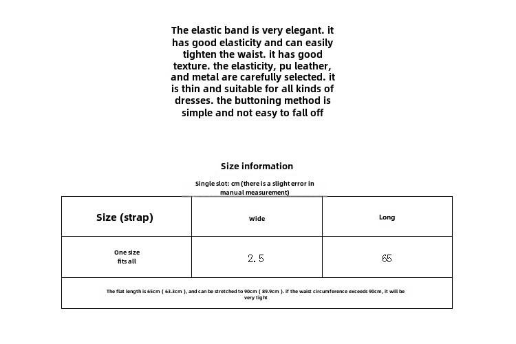 Versiunea coreeană a taliei elastice subțiri pentru femei, cu curea decorativă pentru rochie, rochie, curea mică alb-negru, Tide a Generation Hair_voghion.com