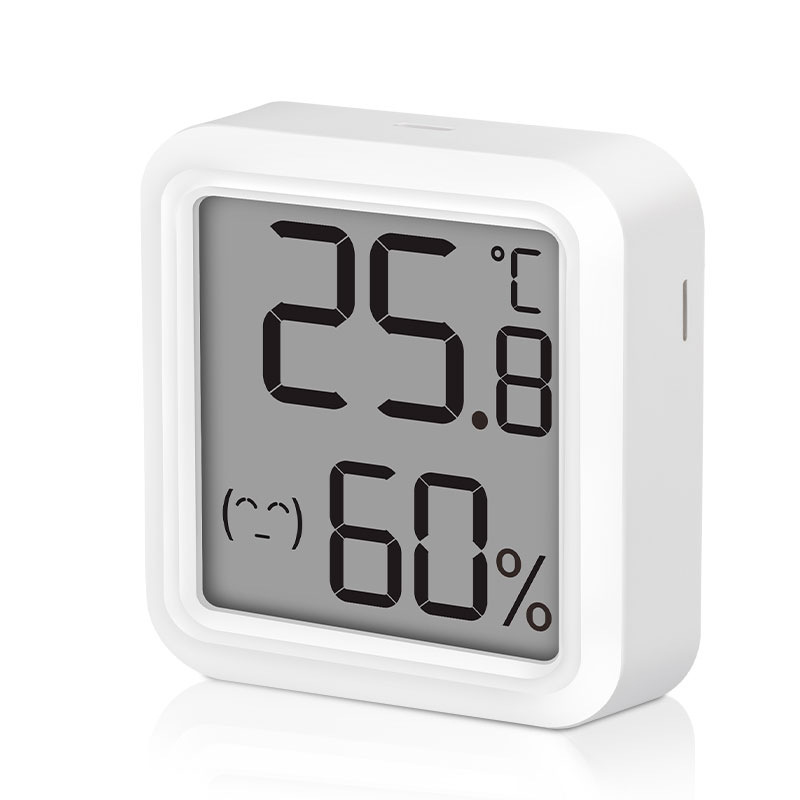 DeLi8845ES termómetro electrónico de temperatura y humedad mini pantalla digital de alta precisión para interiores domésticos termómetro de pared para habitaciones de bebés