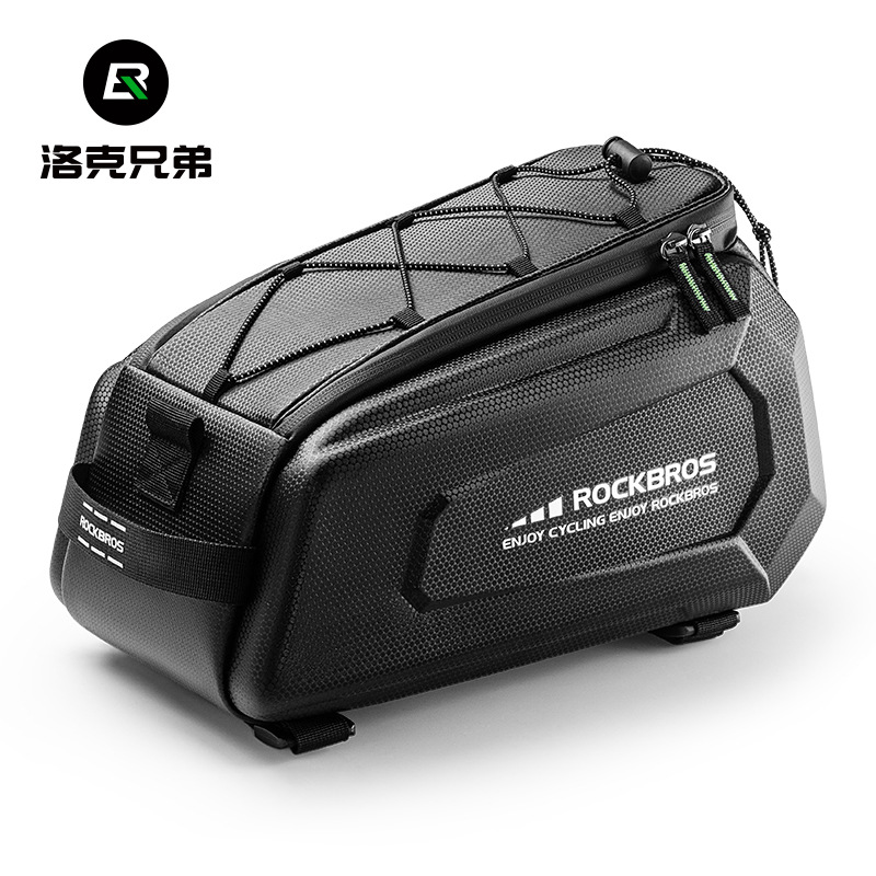 Rock Brothers Bicycle Bag,Rear Shelf Bag,Saddle Bag,Mountain Road Tail Bag,Hard-shell Riding Equipment
