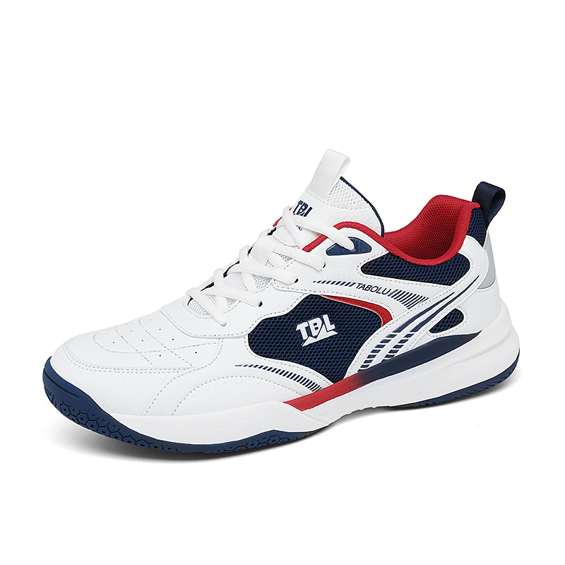 Zapatos de bádminton transfronterizos masculinos respirables antideslizantes adultos jóvenes estudiantes indoor y al aire libre entrenamiento deportivo zapatos de bádminton de ping-pong
