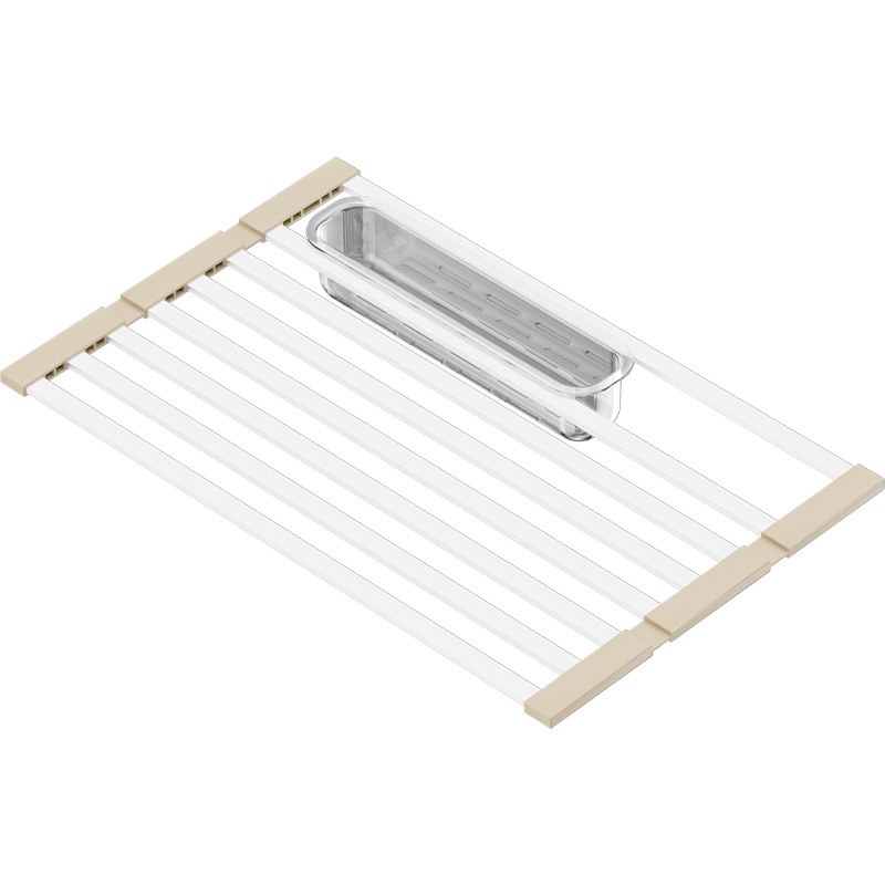 fregadero plegable drenaje rack cocina piscina doméstica palillos almacenamiento rack platos de lavado de verduras drenaje rack platos image 6