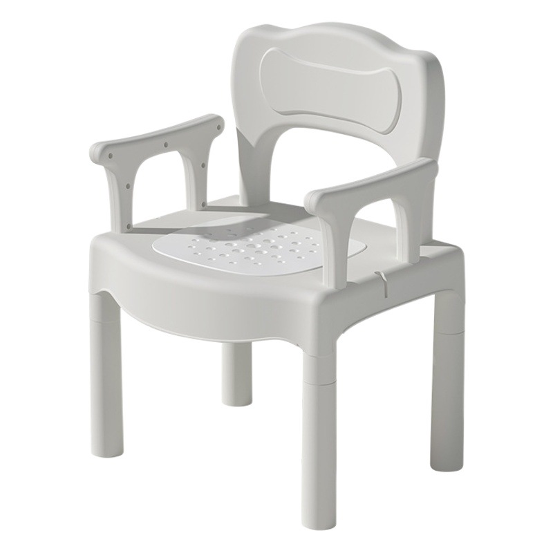 Silla de baño para adultos ancianos mujeres embarazadas taburete de baño sin cintura taburete de baño Silla de baño ajustable