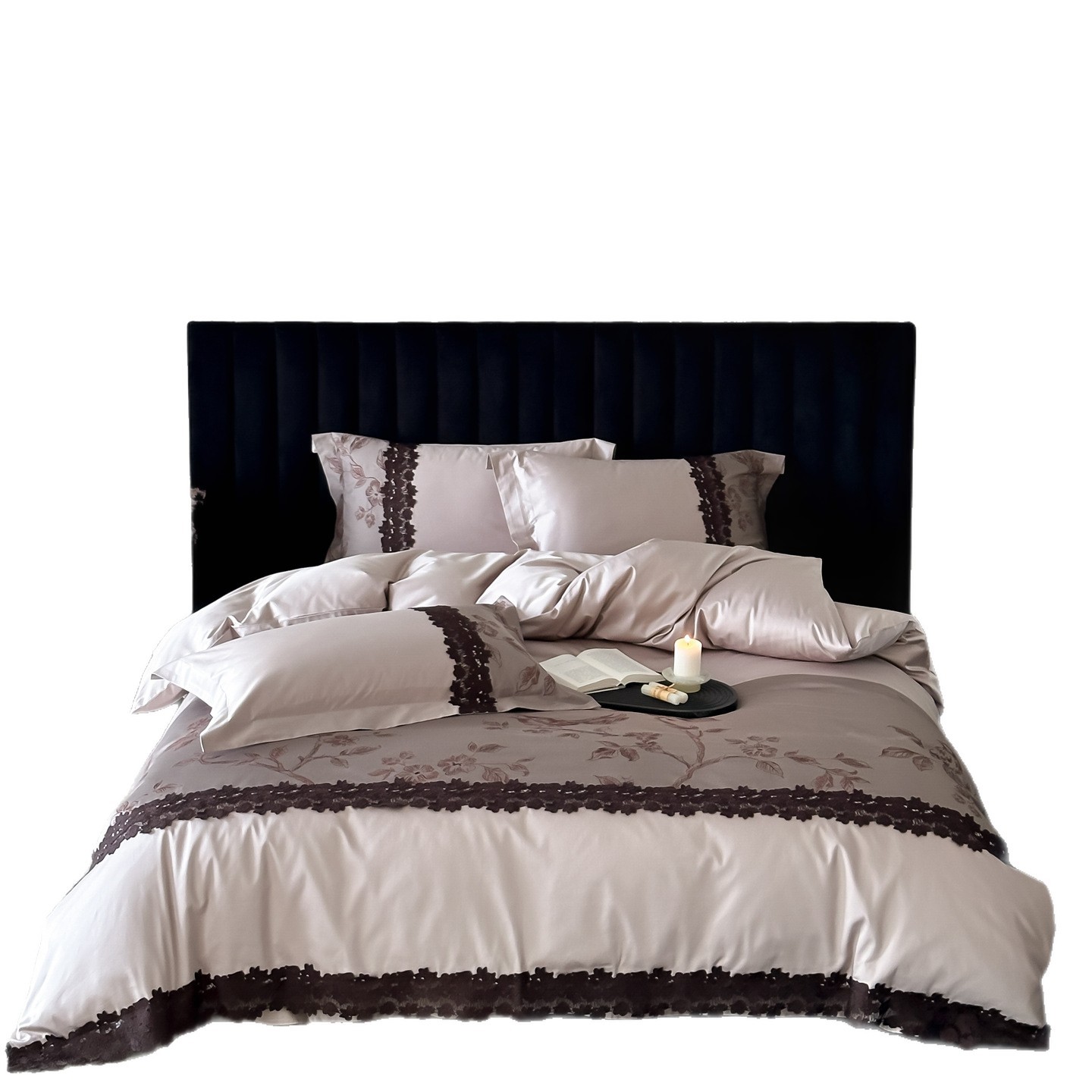 Nordic French Vintage Boho French-style Vintage Four-piece Bedding Set, Light Luxury With A High-end Feel, Romantic 2026 New Model, High-quality_voghion.com