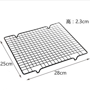 Baking tools cake cooling rack rectangular round non-stick bread biscuit baking net rack baking household non-stick