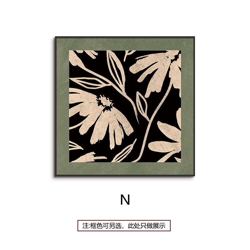 Estilo medio, pintura decorativa francesa, sala de estar, sofá, pared de fondo, arte de nicho, estilo retro, pintura combinada de jardín de Jaipur