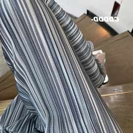 灰色百褶阔腿裤女新款高腰垂感拖地裤宽松慵懒风设计感直筒休闲裤