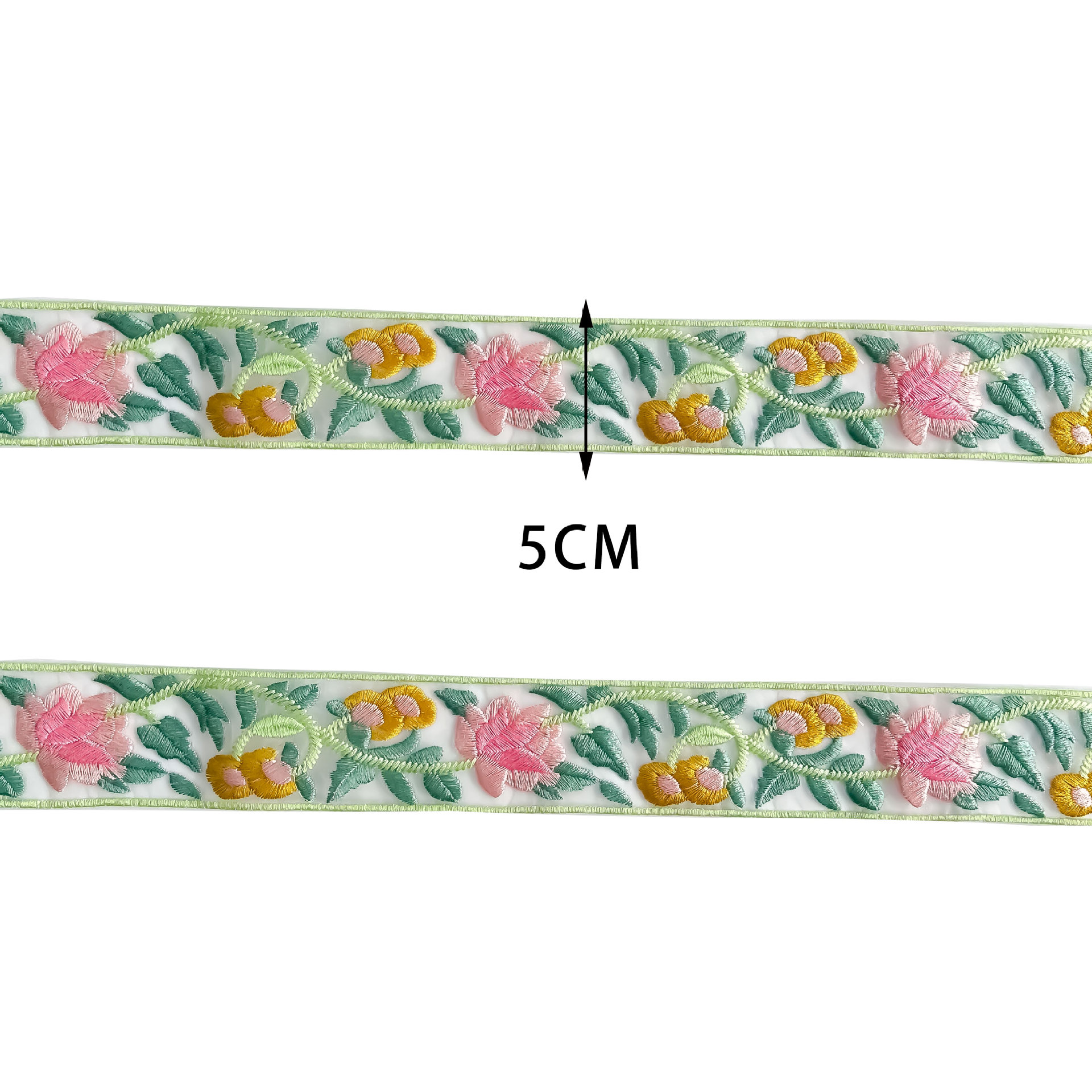 Nuevo estilo nacional retro estilo occidental accesorios de encaje estilo chino bordado código de barras diy ropa Hanfu accesorios de collar