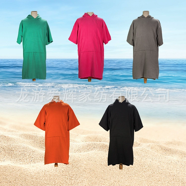 Ультратонкий быстрый сухой серфинг плащ Ультратонкий переодевание халаты Ультратонкий переодевание плащ surfing poncho